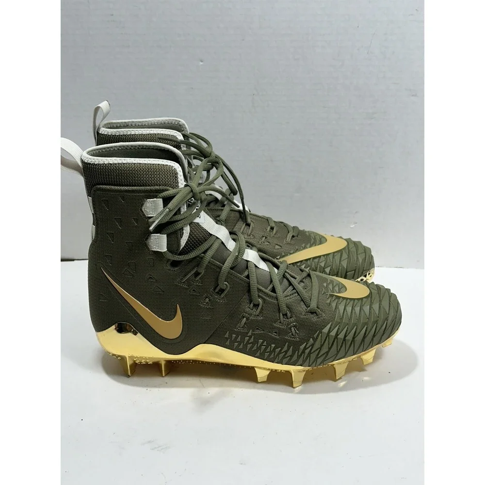 Nike Force Savage Elite TD OPNG 18 Football Cleats Sz 10.5 Olive AH6424-271 RARE